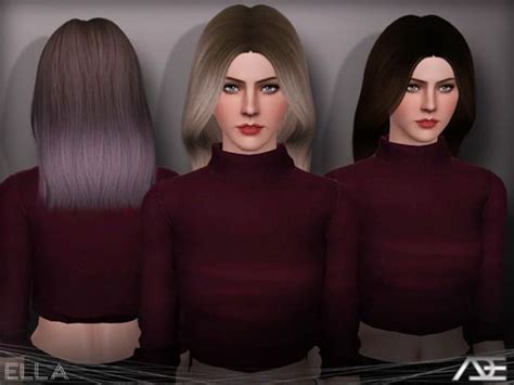 New Hair Mesh Found In Tsr Category Female Sims Hairstyles Hair