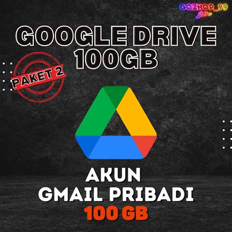 Jual Google Drive Unlimited Storage Lifetime Bergaransi Resmi Gdrive