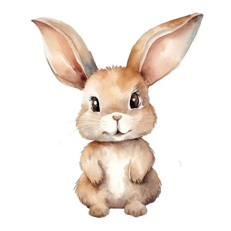 Watercolor Cute Rabbit Watercolor Rabbit Cute PNG Transparent Image