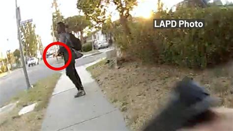 ‘it’s Not A Gun Bro ’ Lapd Releases Video Of Officers Shooting Man Holding Auto Part In Leimert