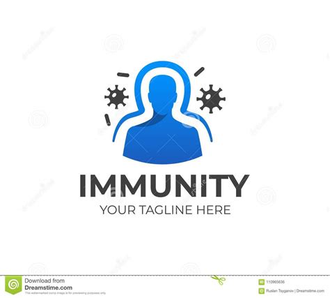 Immunology Logo Vector Illustration | CartoonDealer.com #46576078