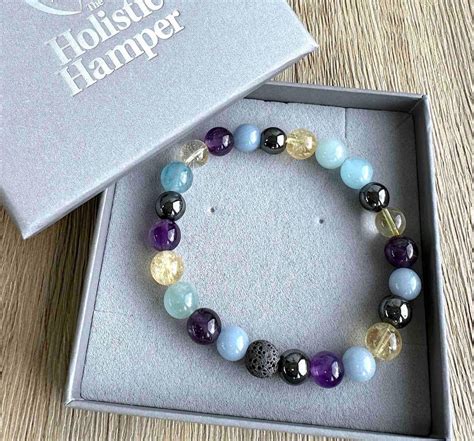 Aquarius Zodiac Crystal Birthstone Bracelet Chakra Bracelet Diy