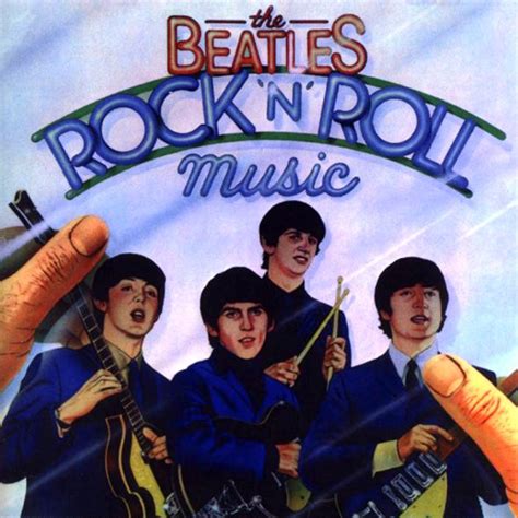 Car Tula Frontal De The Beatles Rock N Roll Music Portada