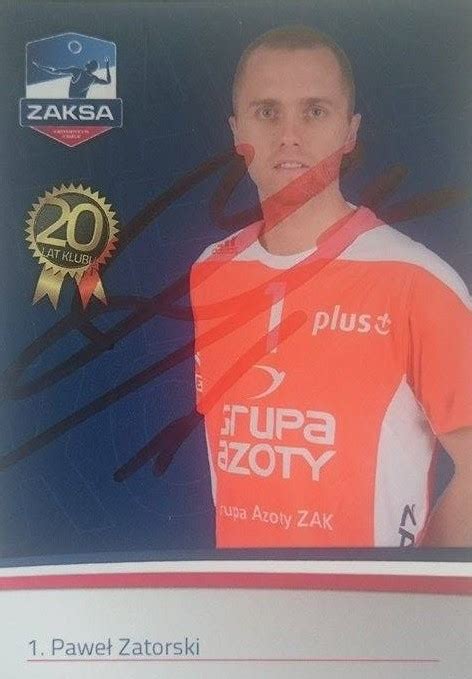 Zm Autographs Pawe Zatorski