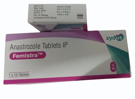 Femistra Anastrozole Tablet 1 Mg At Rs 300 Stripe In Chennai ID