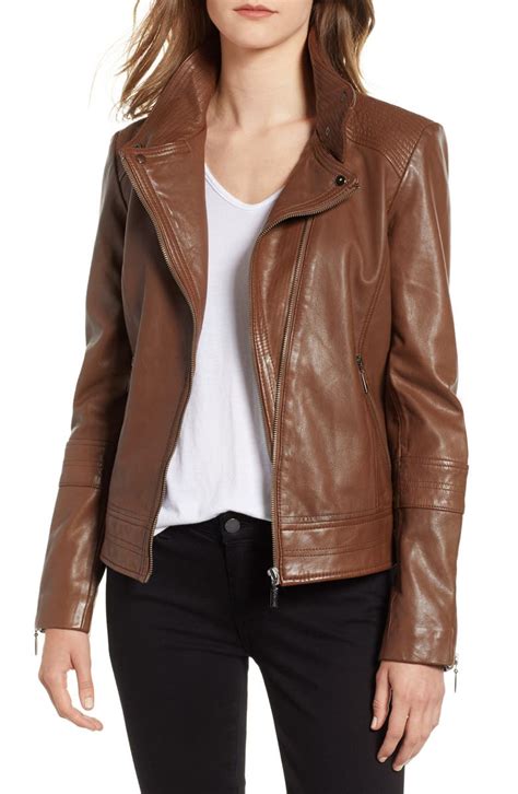 Bernardo Leather Moto Jacket Nordstrom