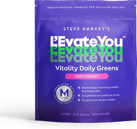 Steve Harveys Levate You Vitality Daily Greens Powder