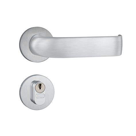 Fechadura 803 39 Roseta Redonda Externa Inox Escovado LOJA STAM