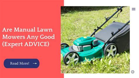 Are Manual Lawn Mowers Any Good Expert Advice Unified Garden