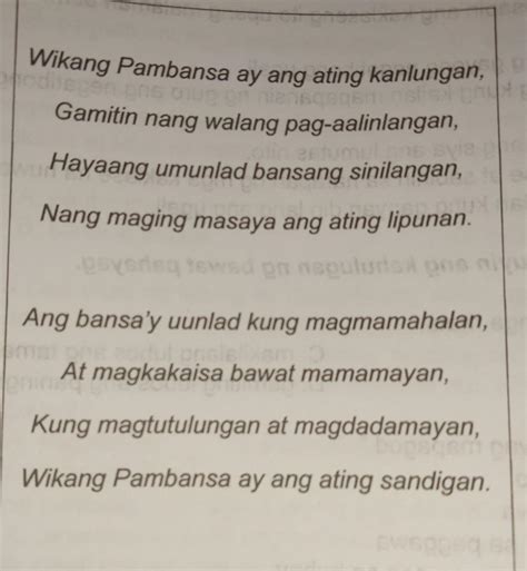 18 Ano Ang Anyo Ng Tula A Blangko Berso B Moderno C Malayang Taludturan D Tradisyunal 19