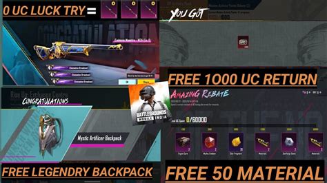 Uc Luck Try Free Upgrade M Gun Free Uc Return Free Material