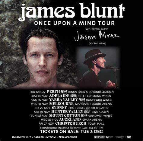 On Tour with James Blunt in Australia | Jason Mraz