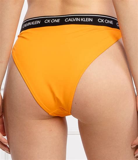 Bikini alsó Calvin Klein Swimwear narancs Gomez hu