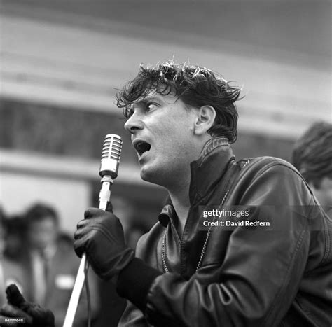 American Rock And Roll Singer Gene Vincent Performs Live On Stage