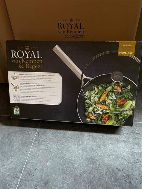 Royal Van Kempen En Begeer Wokpan Met Deksel Cm Bol