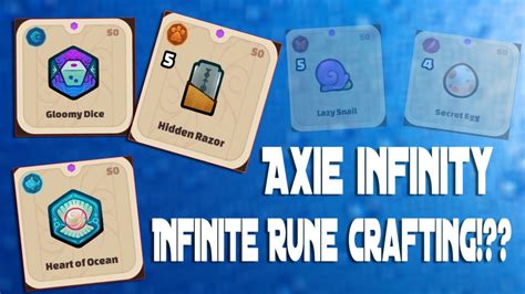 Axie Infinity Origin Hacks Infinite Rune And Charm Crafting