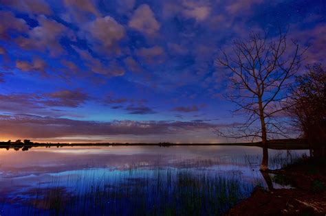 Wallpaper Sunlight Landscape Sunset Lake Reflection Sky Sunrise