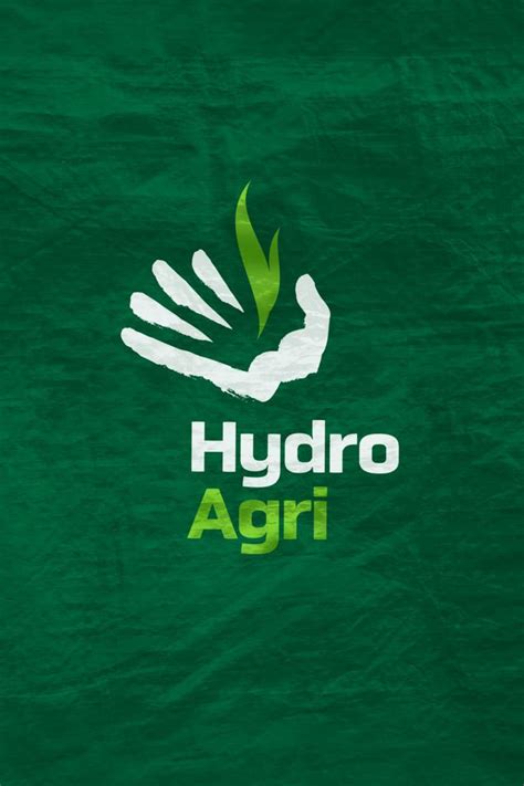 Hydro Agri Logo Design Chemical Fertiliser Corporate Identity