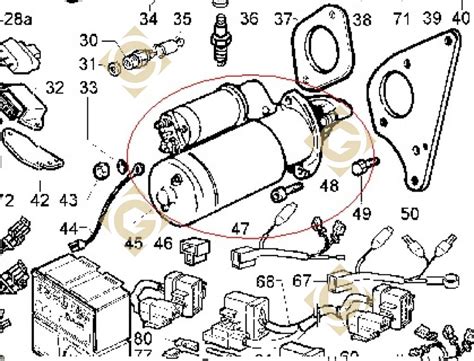 Electric Starter 12v 5840224 Engines Lombardini Gdn Industries