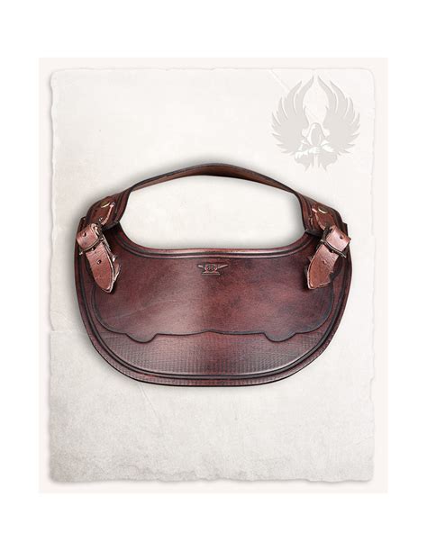 Medieval Smooth Brown Leather Gorget Marius Model ⚔️ Medieval Shop