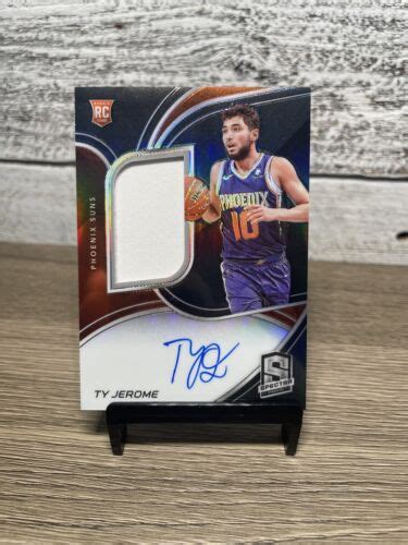 2019 20 TY JEROME Panini Spectra Prizm Rookie Jersey Auto Relic RPA