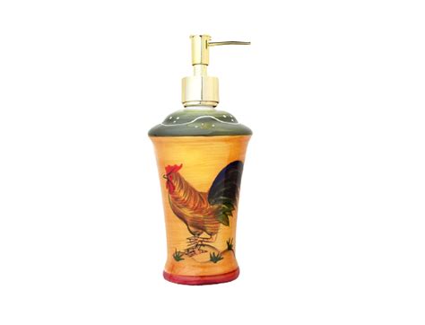 Country Rooster Soap Dispenser Etsy