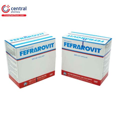 [CHÍNH HÃNG] Thuốc Fefrarovit: Giải pháp điều trị thiếu máu hiệu quả