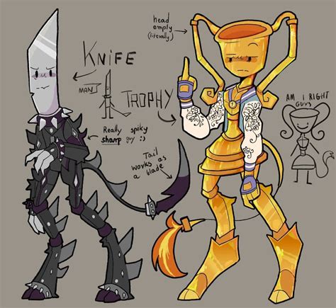 Inanimate Insanity Knife And Trophy In 2023 Character Design