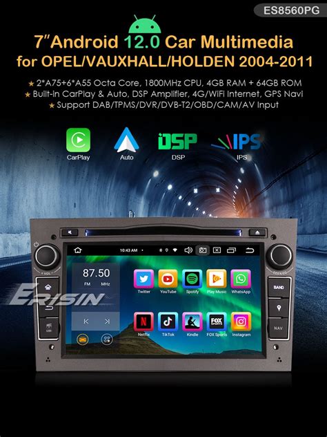 Erisin Es Pg Android Core Gb Car Stereo Gps Sat Nav For