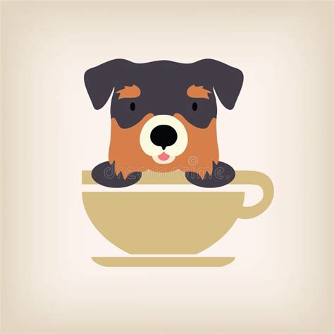 Dog Logo Coffee Vector Stock Vector Illustration Of Thirsty 67132389