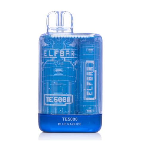 Elf Bar Te Blue Razz Ice Nicotine Disposable Vape Rechargeable