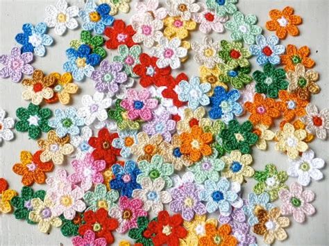 Decorate Your Handmade Creations with Colorful Crocheted Flowers