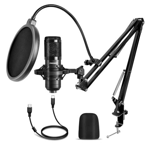 Usb Microphone Podcast Equipment Bundle Microphone For Pc Khz Bit