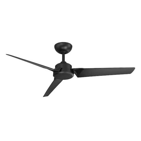 Modern Forms Roboto 52 In Indoor Outdoor Matte Black 3 Blade Smart