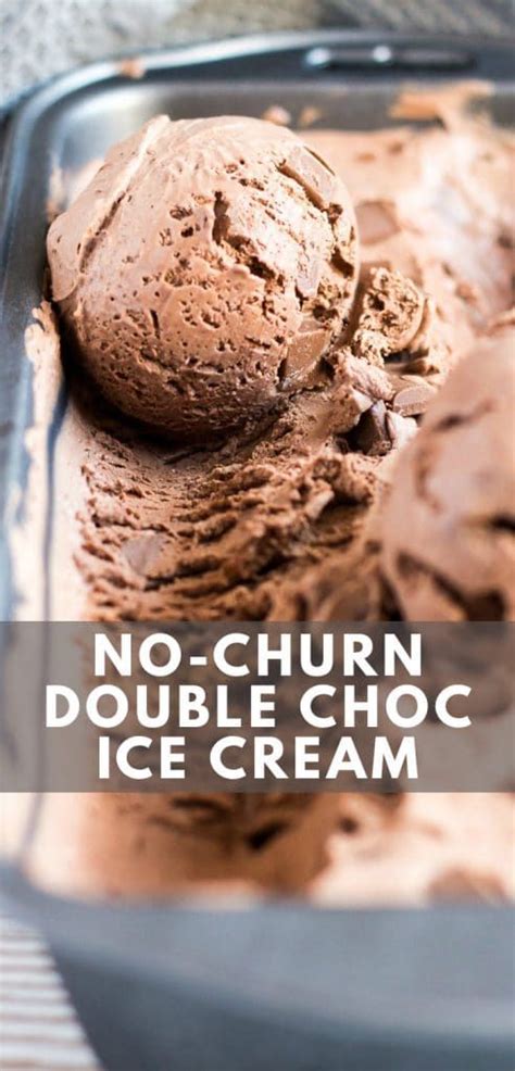 No Churn Double Chocolate Ice Cream Artofit