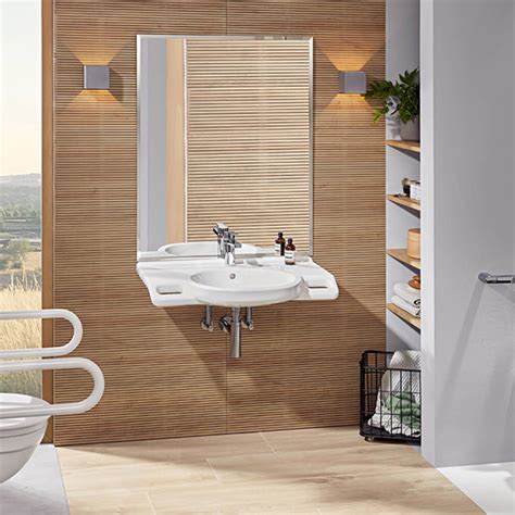 Villeroy And Boch Vicare Tap Hole Wall Mounted Washbasin