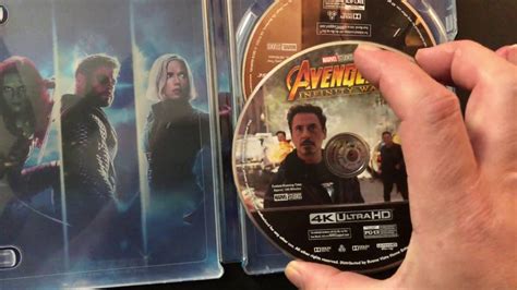 Avengers Infinity War Limited Edition 4K Blu Ray Steelbook Best Buy