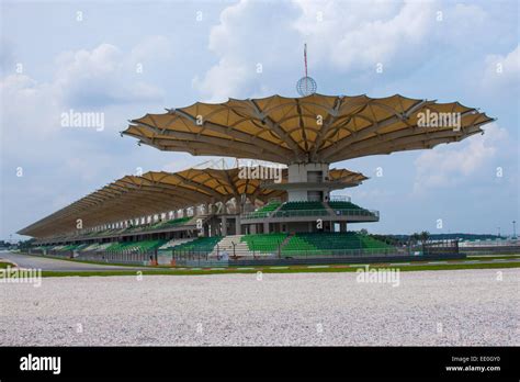 Sepang Grandstand Malaysia Stock Photo Alamy