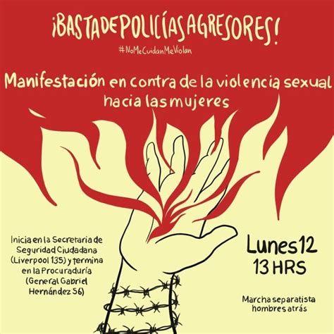 NoMeCuidanMeViolan Mujeres Convocan A Marcha Por Abuso Sexual De