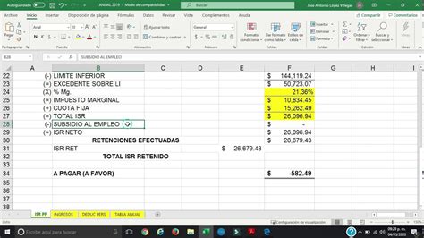 Tutorial Declaraci N Anual Personas F Sicas De Sueldos Y Salarios