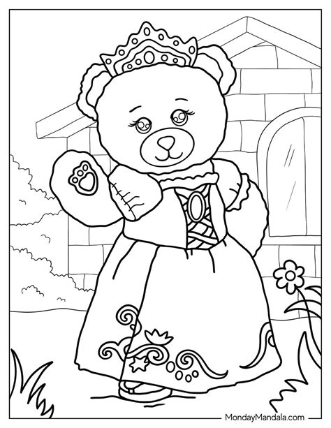 Full Page Coloring Pages Teddy Bears Amazon.com: Teddy Bear Coloring