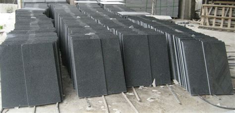 Granite Tiles Stone Tiles G Dark Grey Granite Polished Paving Tiles