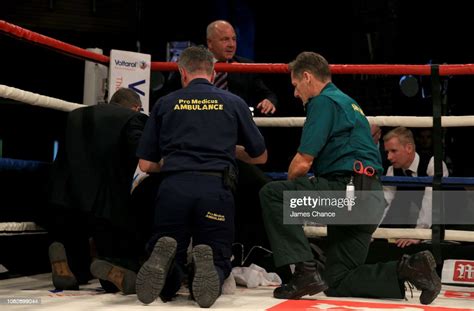 Sam Horsfall Receives Treatment From The Paramedics After Being News