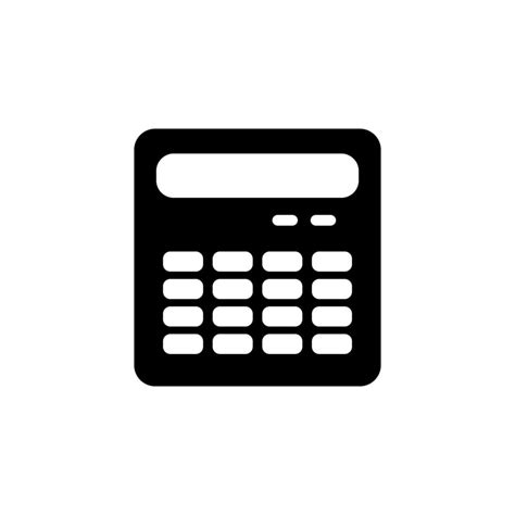 Calculator Vector Icon Illustration 23196810 Vector Art At Vecteezy