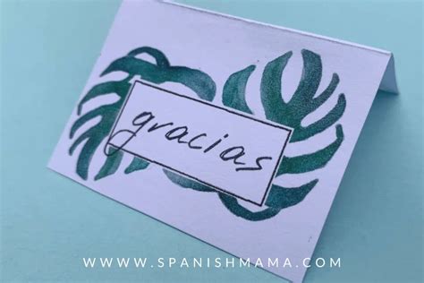 Free Printable Thank You Cards in Spanish | Spanish Mama