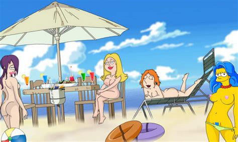 Marge Simpson And Lois Griffin Female Only Tits