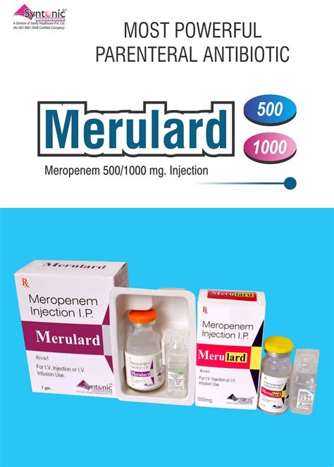 Meropenem Mg Injection Merulard