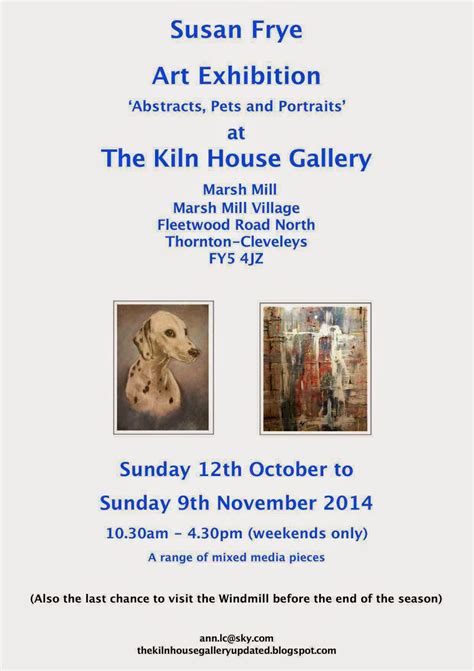 The Kiln House Gallery Susan Frye Abstracts Pets And Portraits