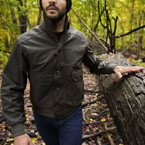 The Filson Ranger Oil Cloth Bomber Is A Great Jacket For Anybody Who