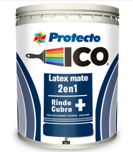 70860587 PINTURA PROTECTO ICO LATEX BLANCO 8000 GALON